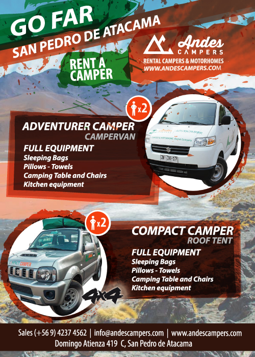 arriendo de motorhomes y campers en chile